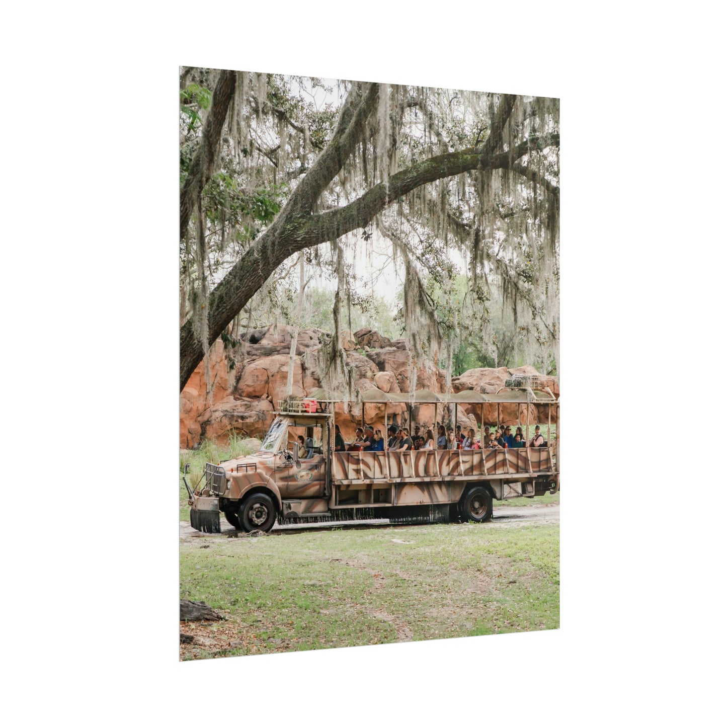 A Safari Truck - Unframed Print