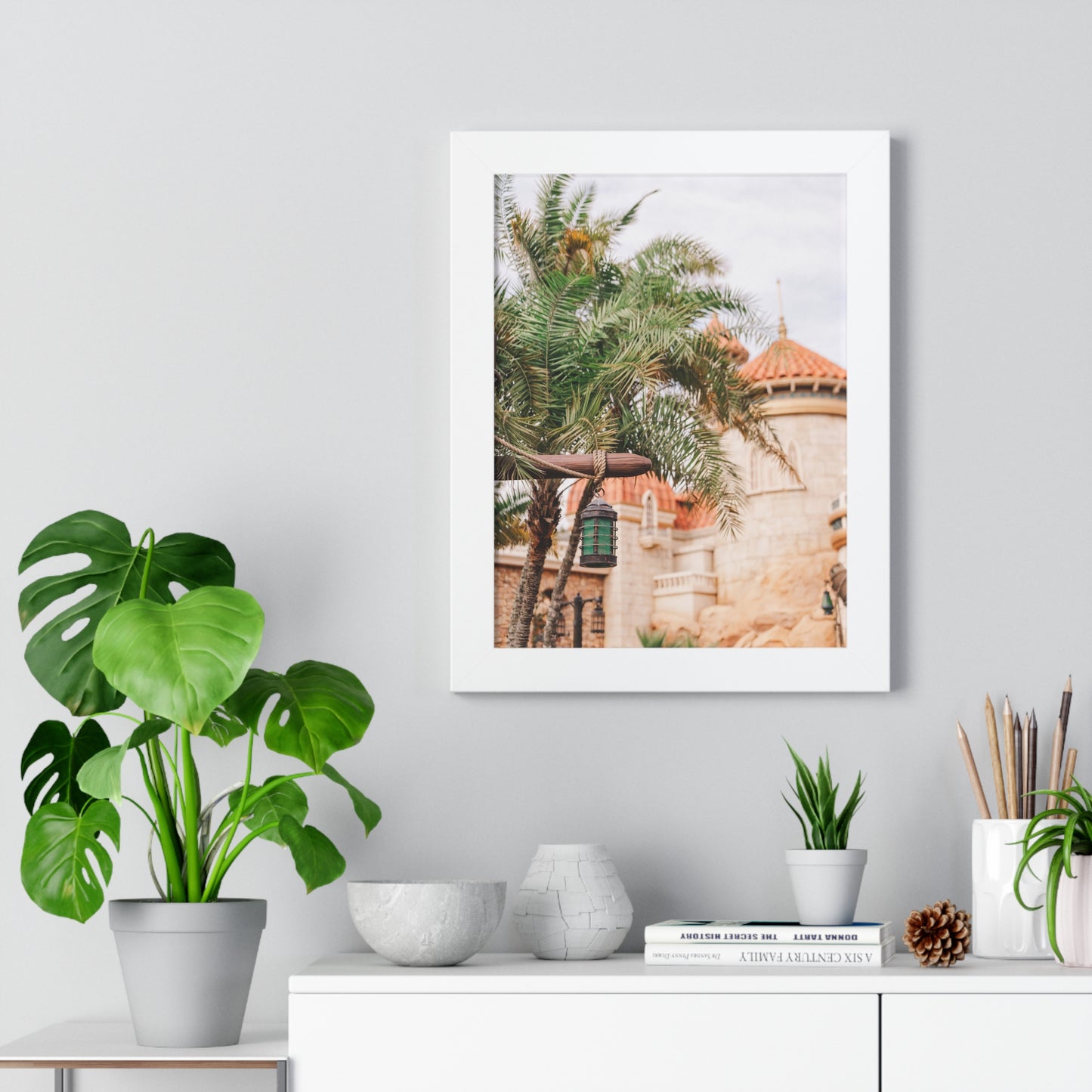 A Mermaid Palm - Framed Print