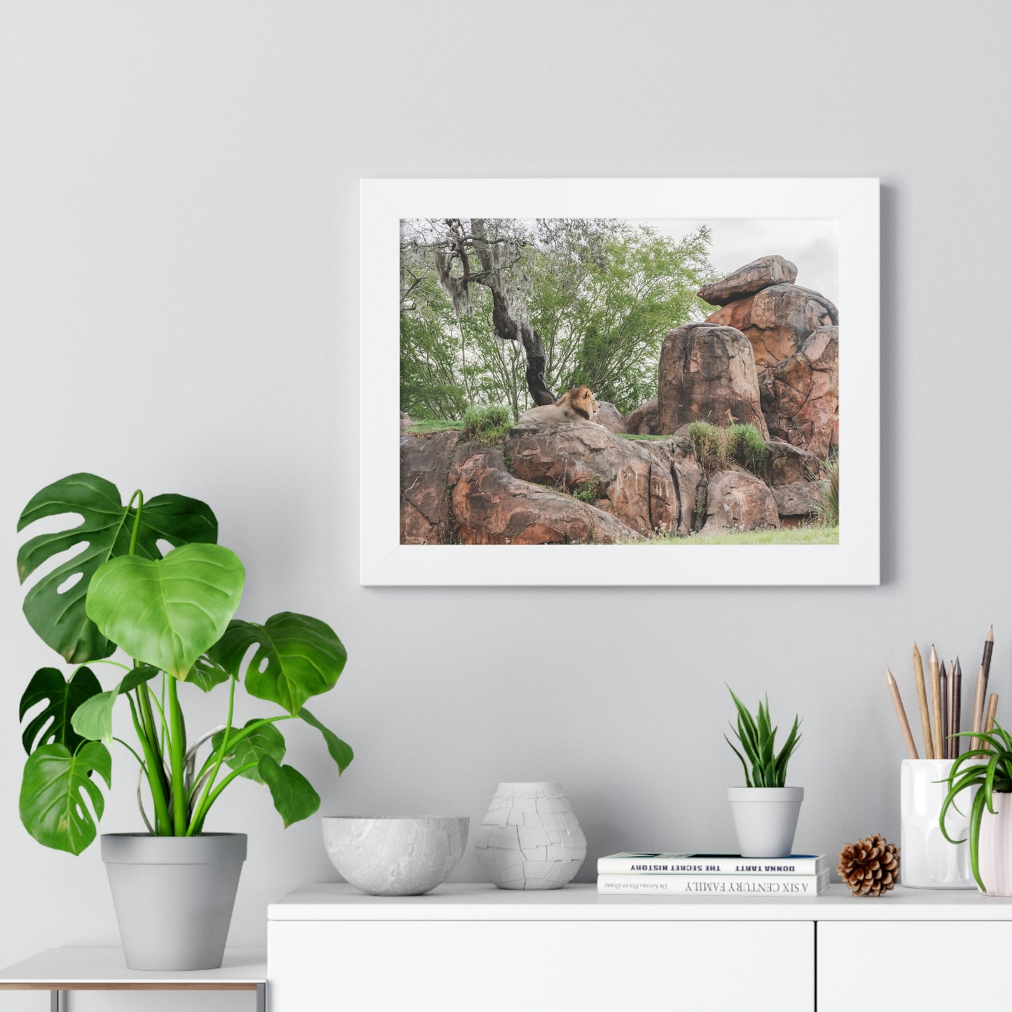 King of the Jungle - Framed Print