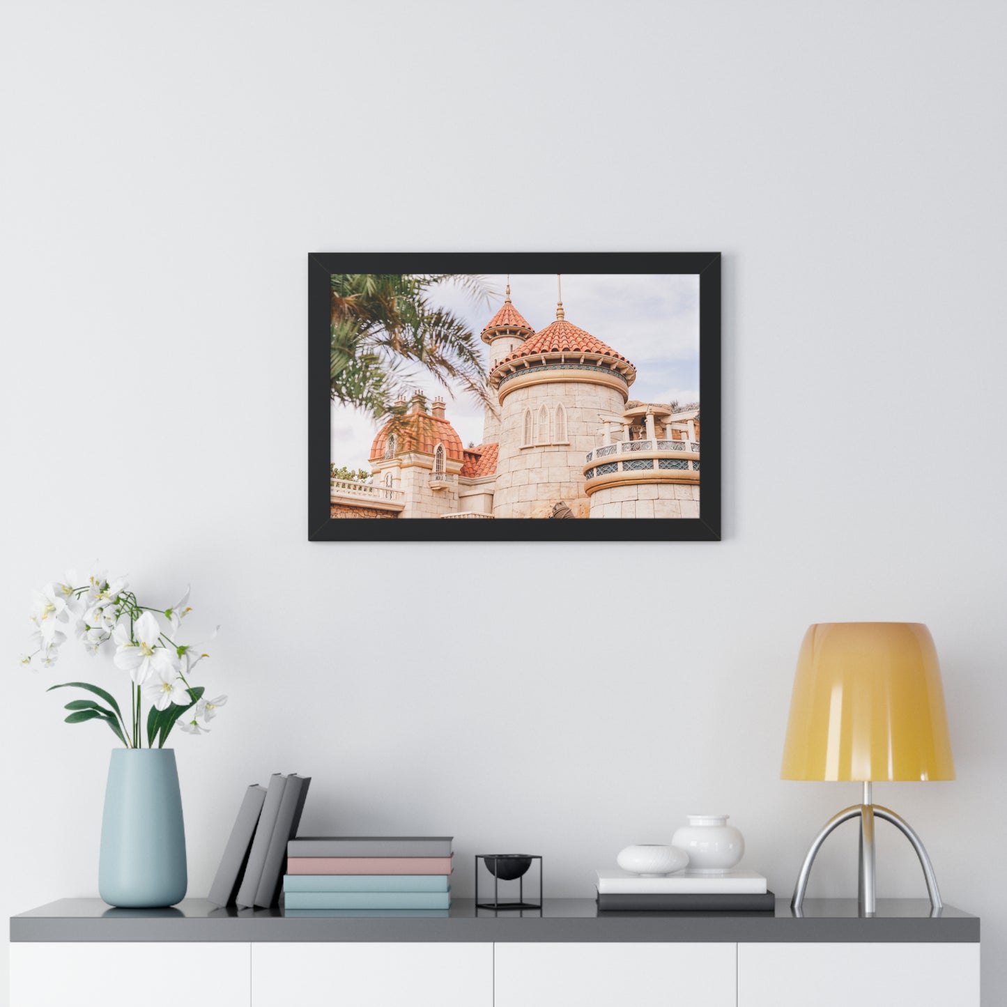 A Mermaid's Castle - Framed Print