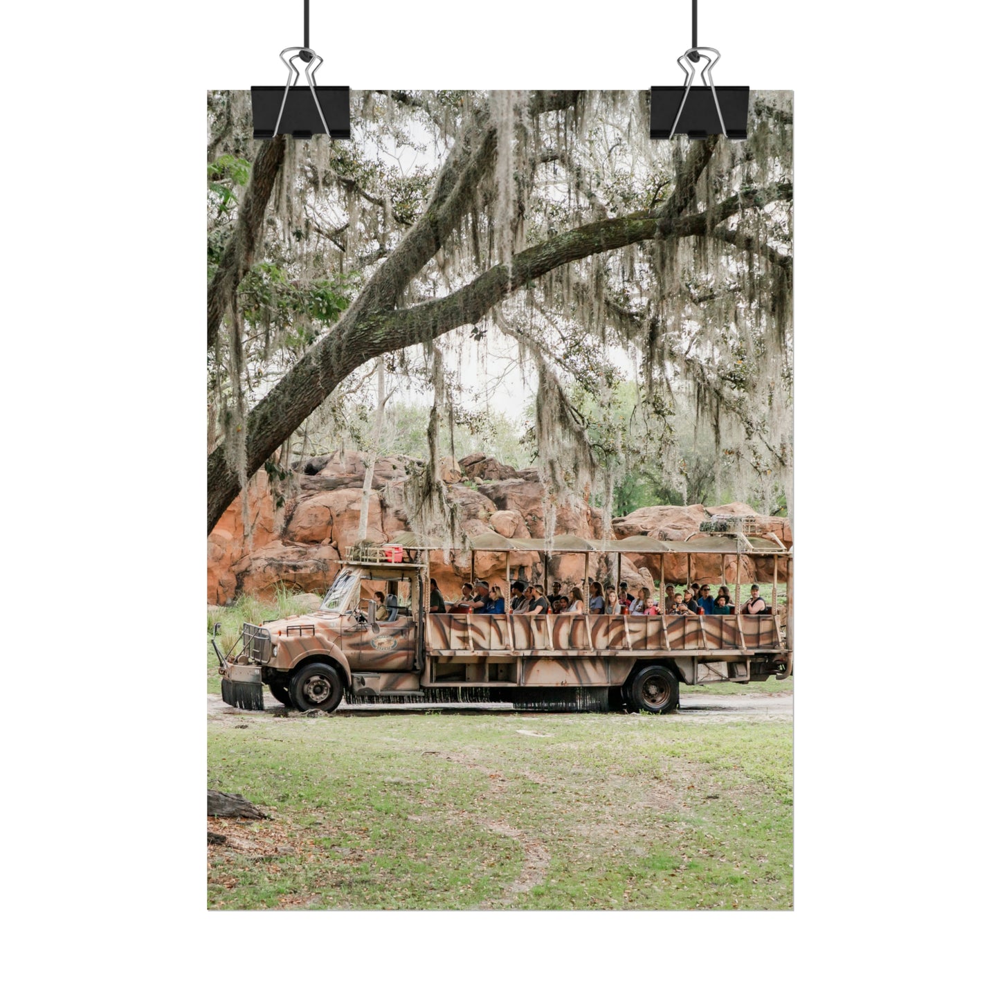 A Safari Truck - Unframed Print