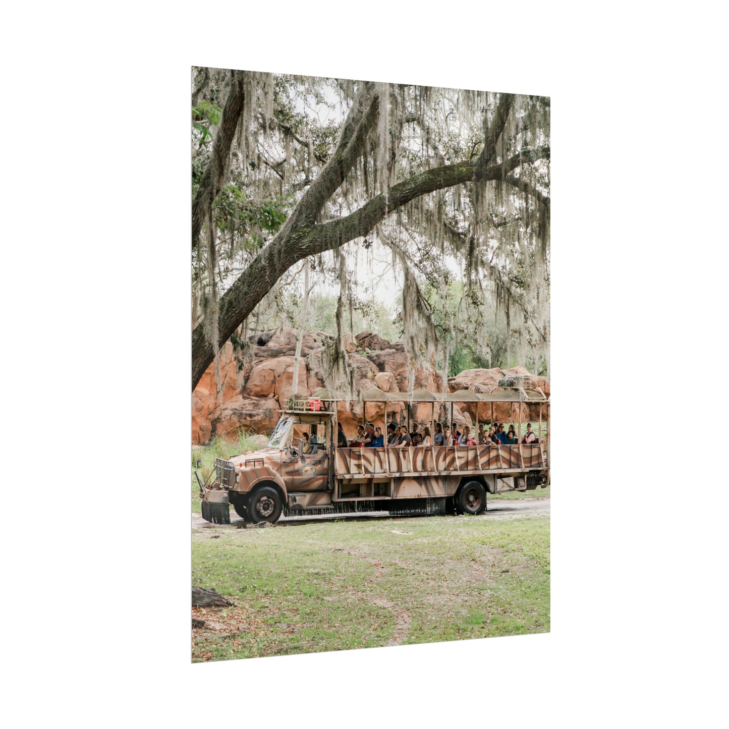 A Safari Truck - Unframed Print