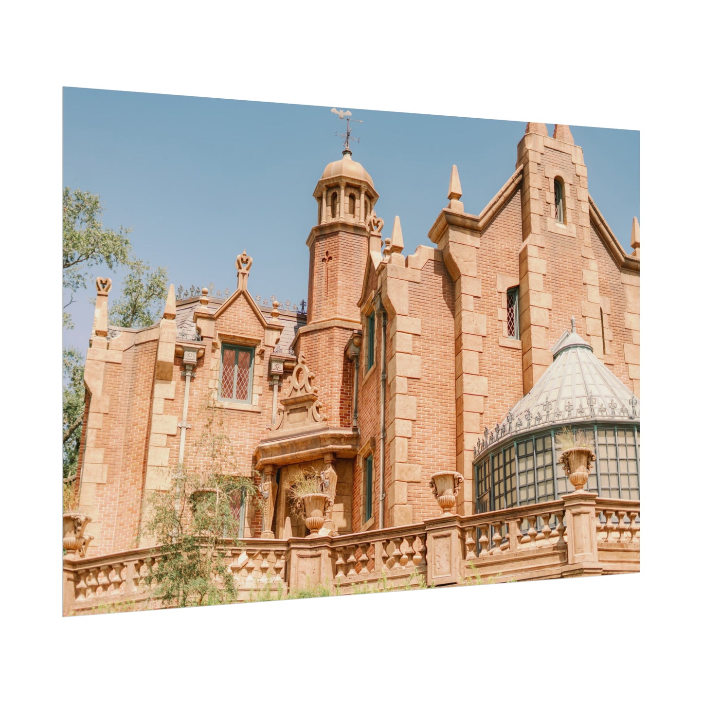 Spooky Mansion - Unframed Print