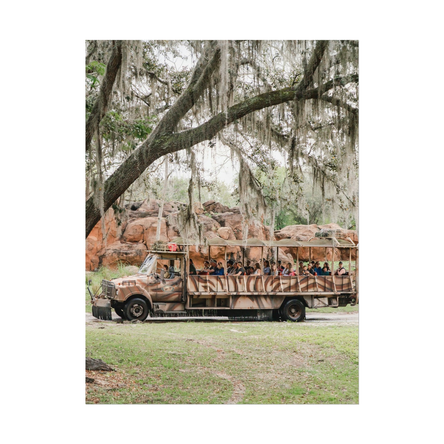 A Safari Truck - Unframed Print