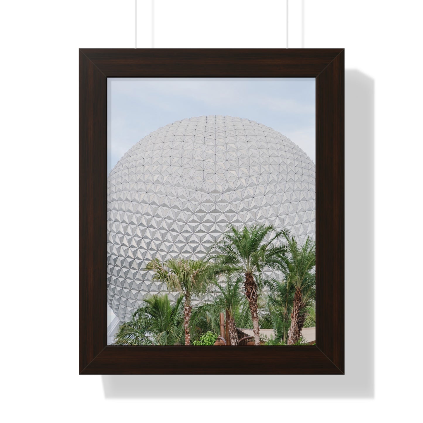 Tropical Golf Ball - Framed Print