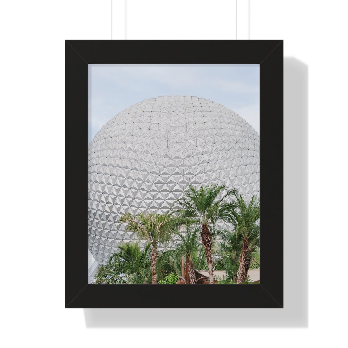 Tropical Golf Ball - Framed Print