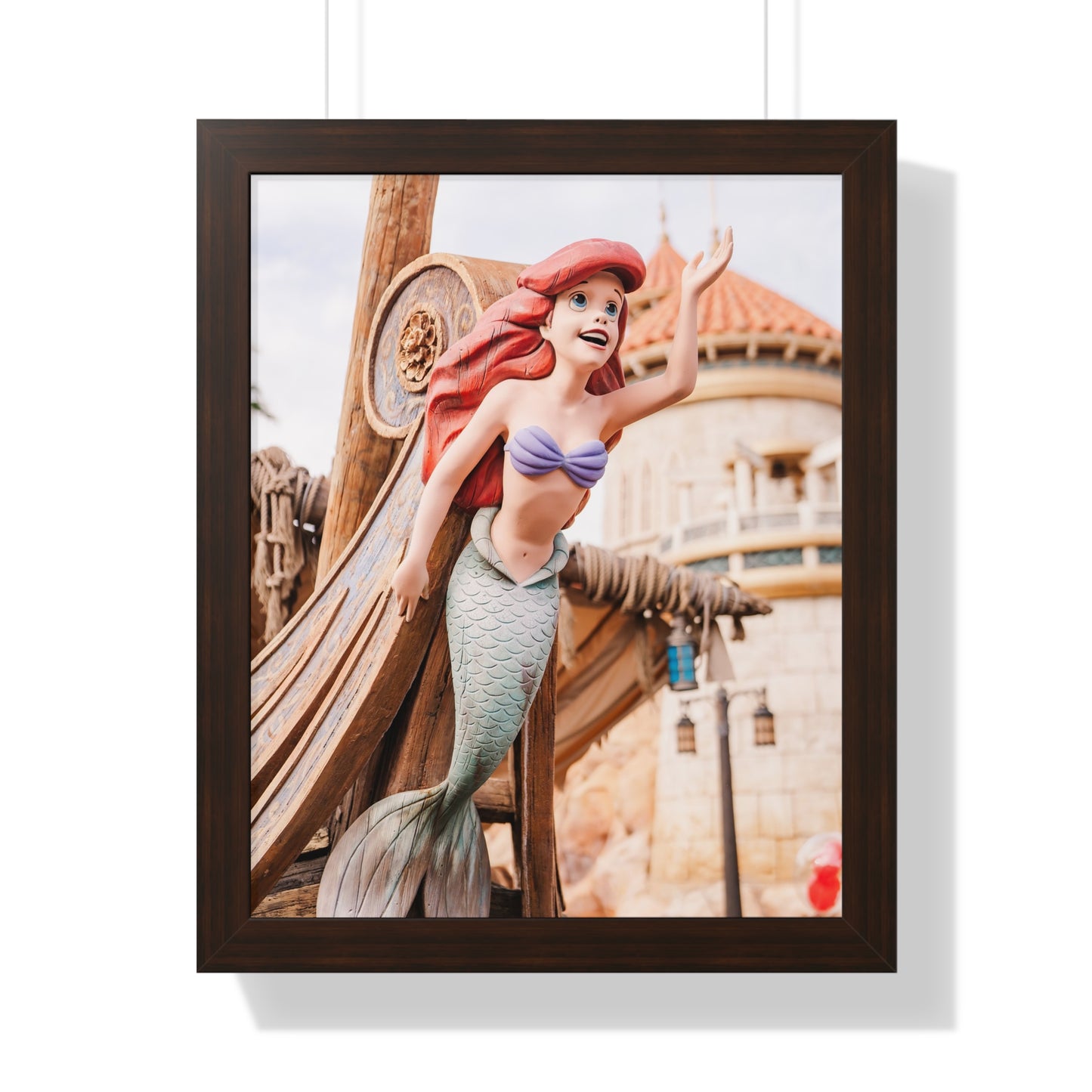 Mermaid Ship - Framed Print