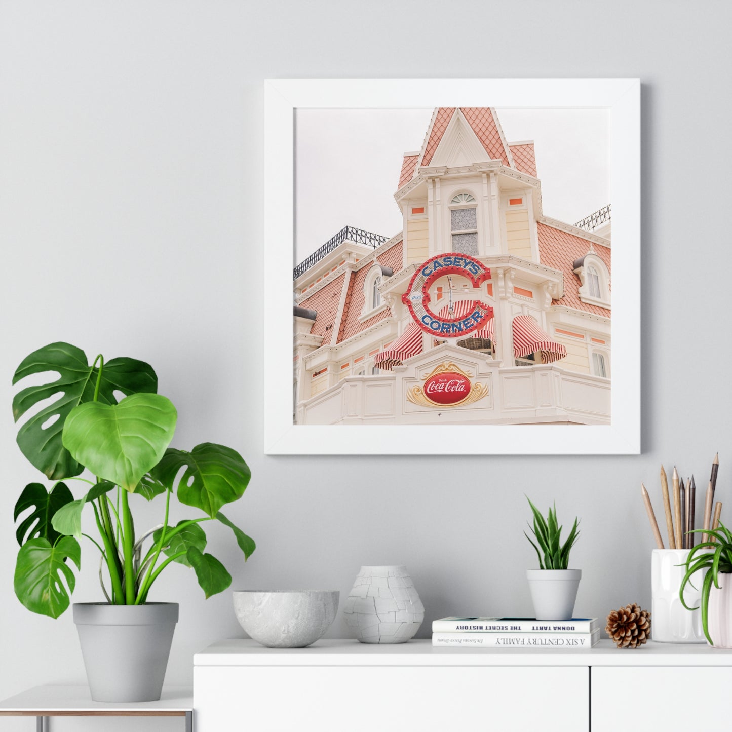 Main Street Hot Dogs - Framed Print