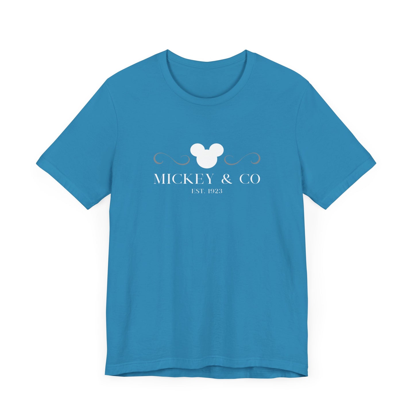 Mickey & Co White Lettering T-Shirt