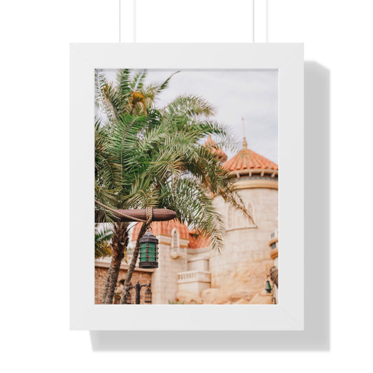 A Mermaid Palm - Framed Print