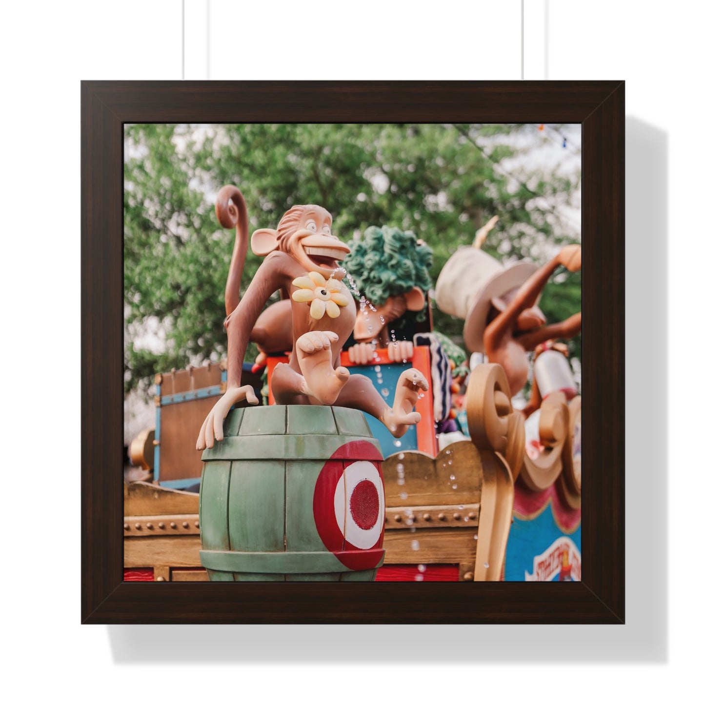 Monkey Around at the Circus - Framed Print