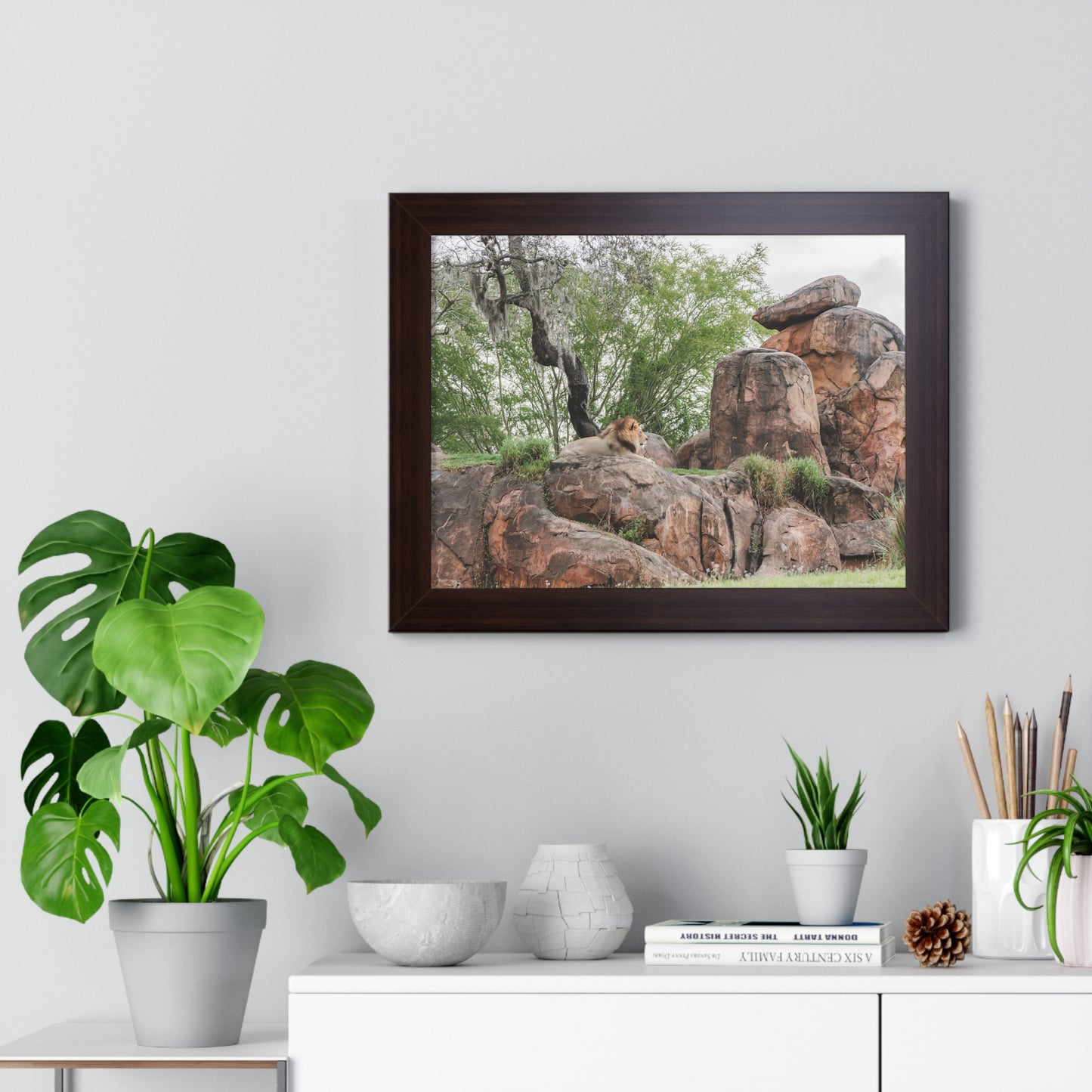 King of the Jungle - Framed Print