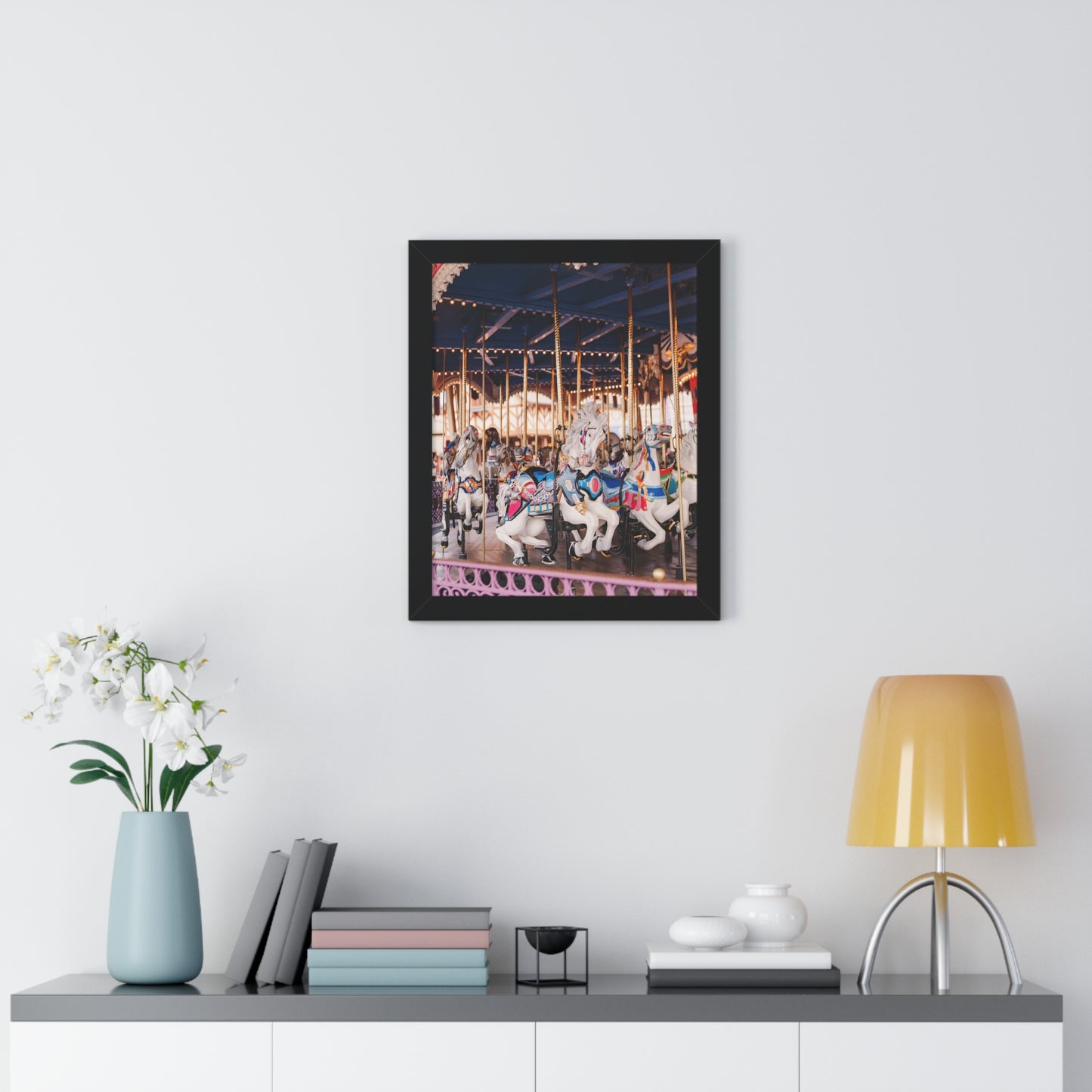 Magical Carousel - Framed Print