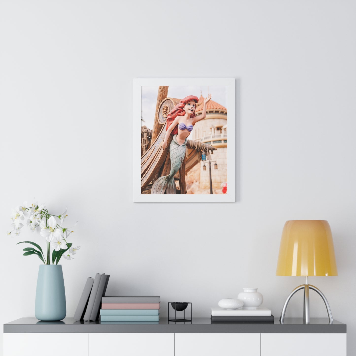 Mermaid Ship - Framed Print