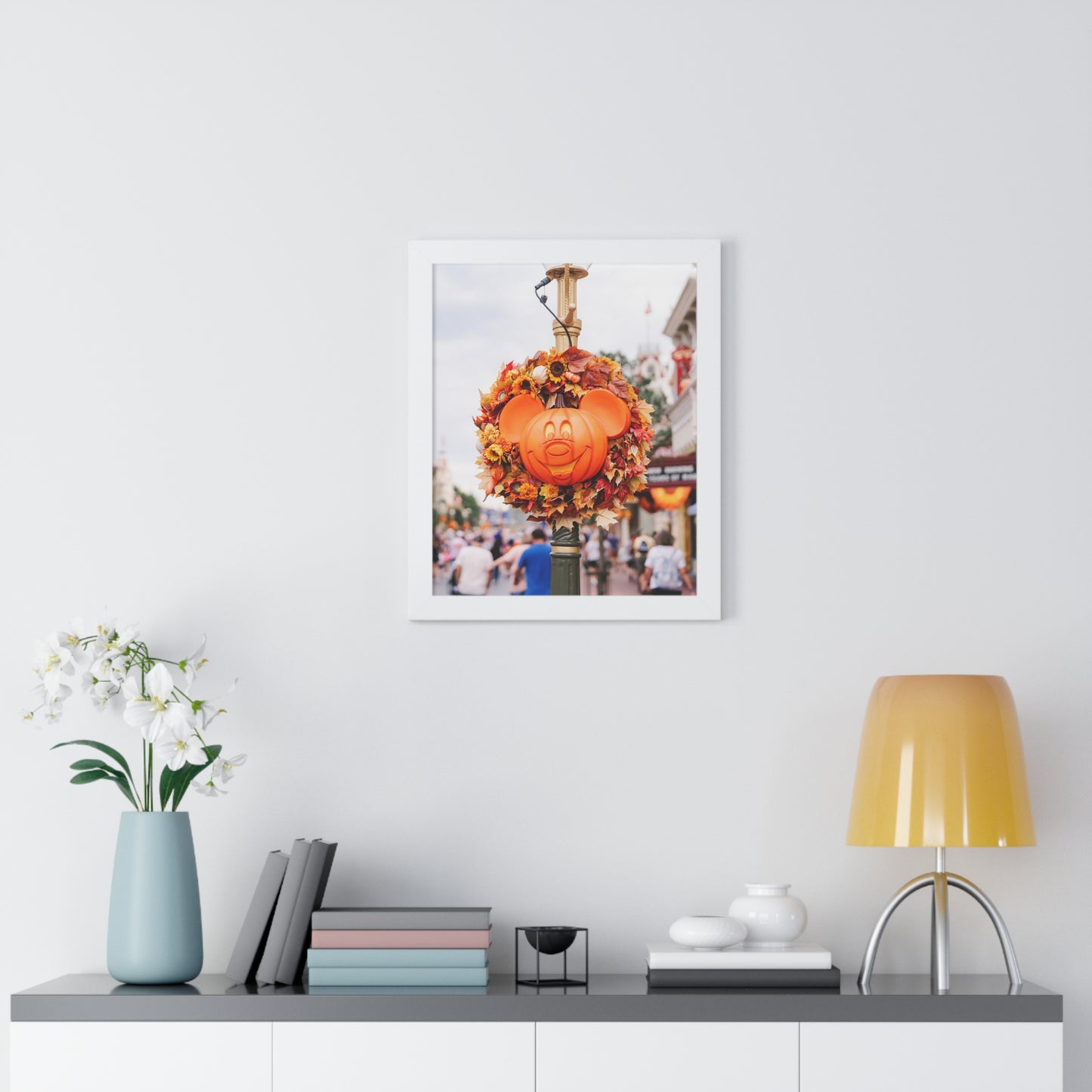 Pumpkin Mouse - Framed Print