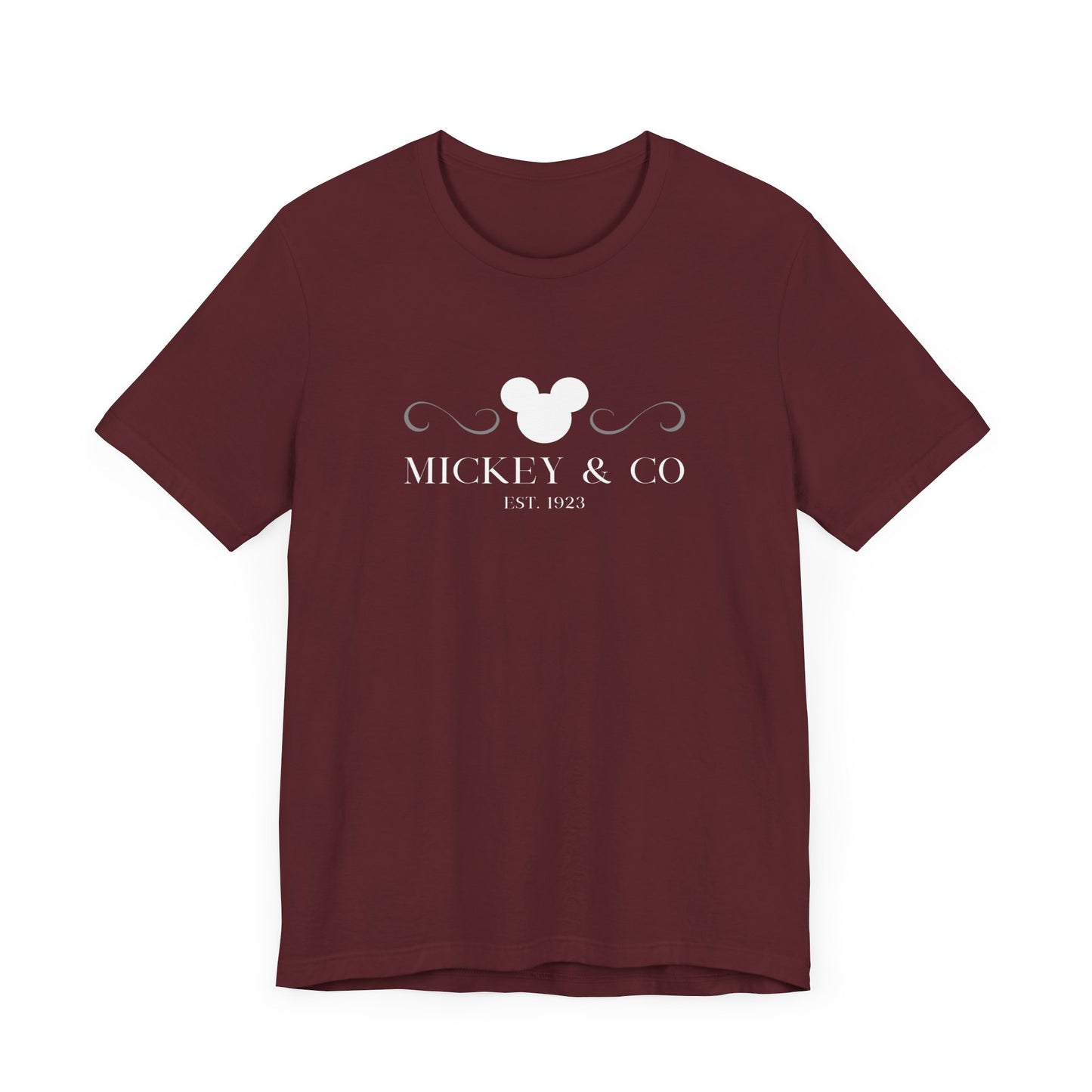 Mickey & Co White Lettering T-Shirt