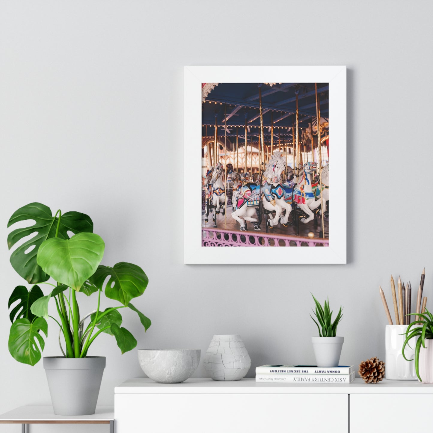 Magical Carousel - Framed Print