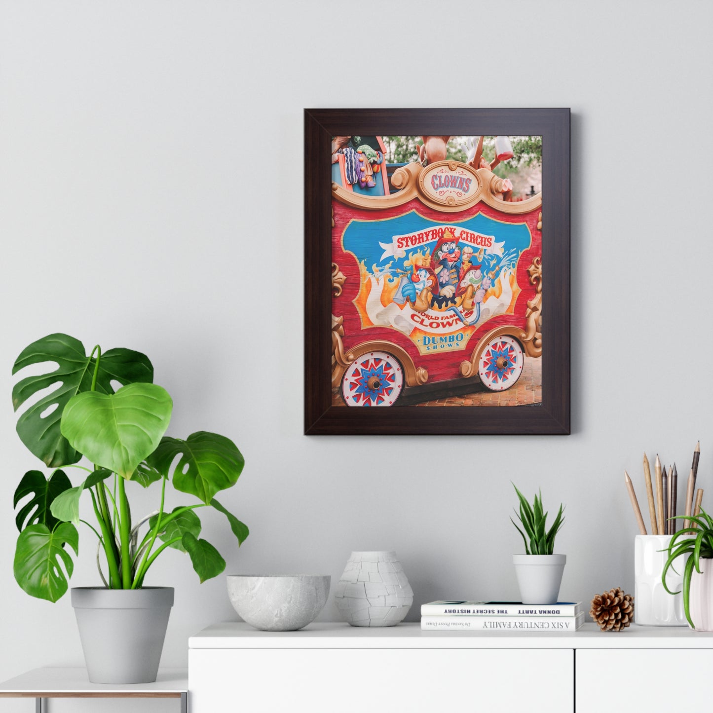 Circus Caravan - Framed Print