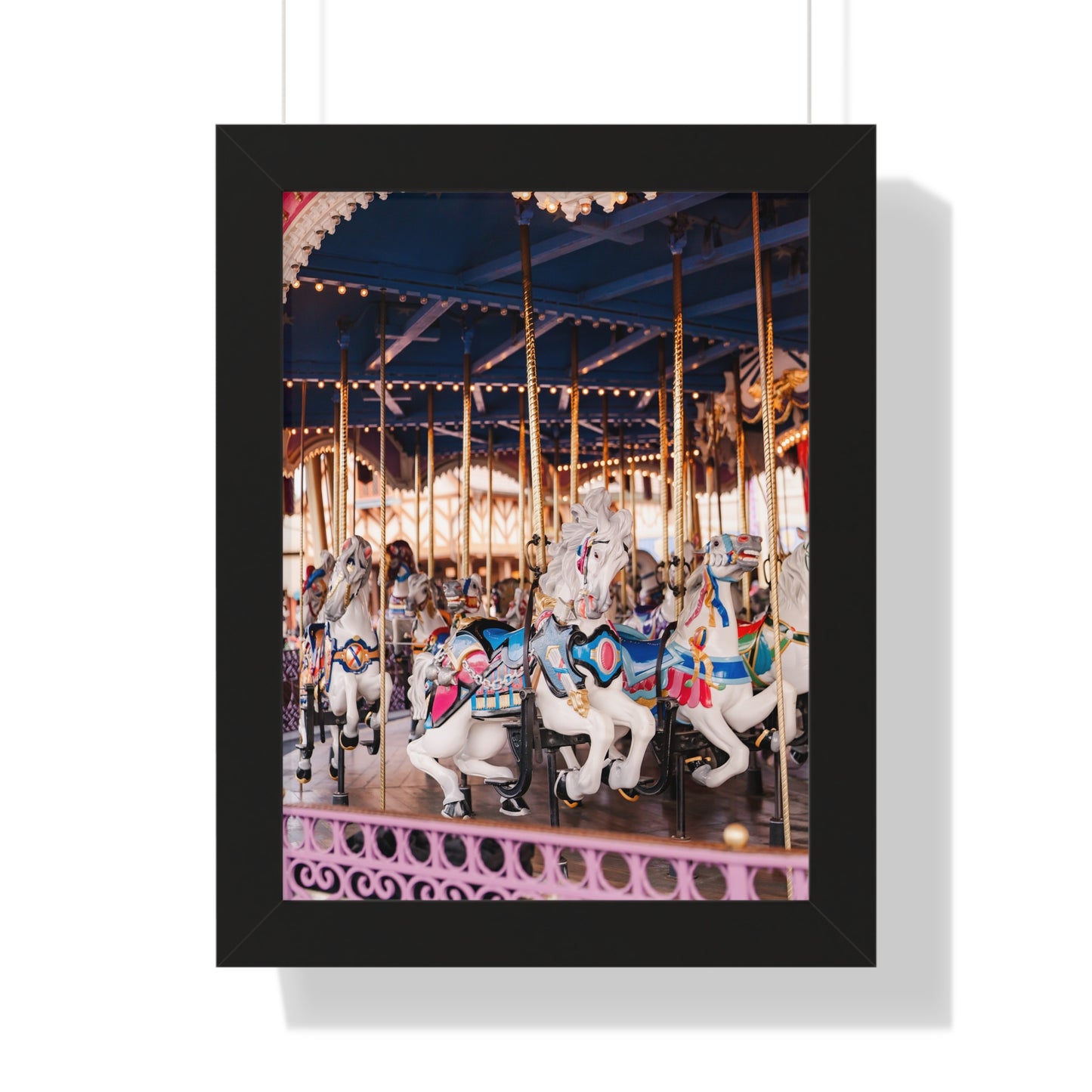 Magical Carousel - Framed Print