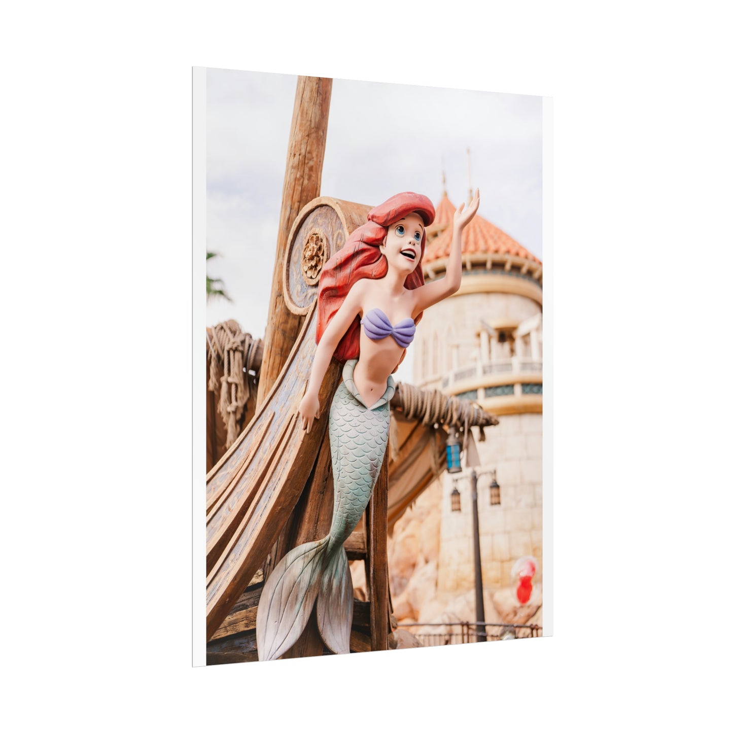 Ship Wrecked Mermaid - Unframed Print