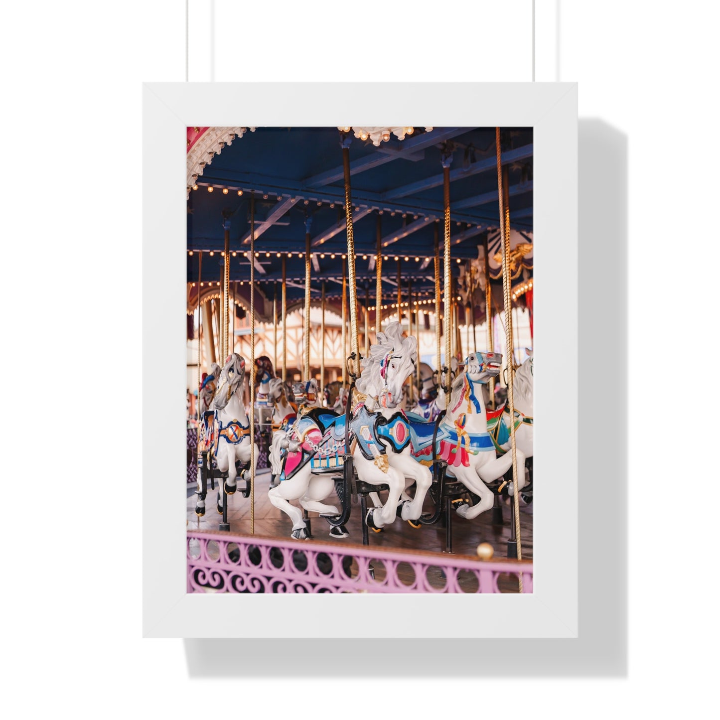 Magical Carousel - Framed Print