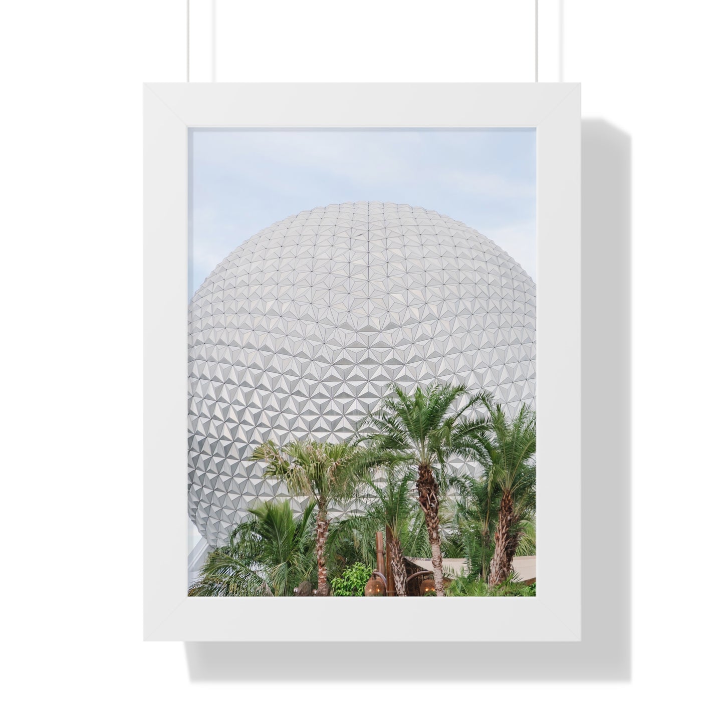 Tropical Golf Ball - Framed Print