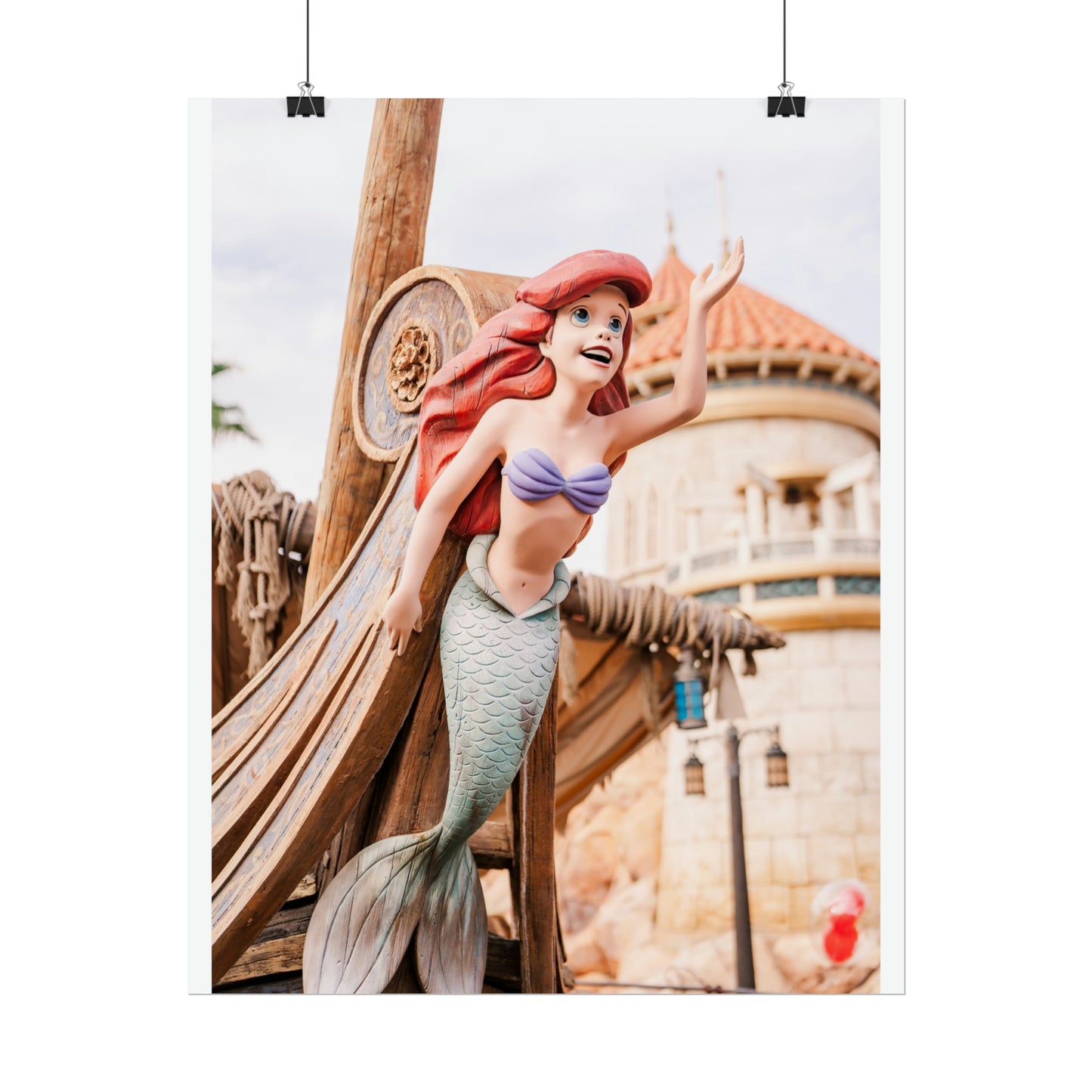 Ship Wrecked Mermaid - Unframed Print