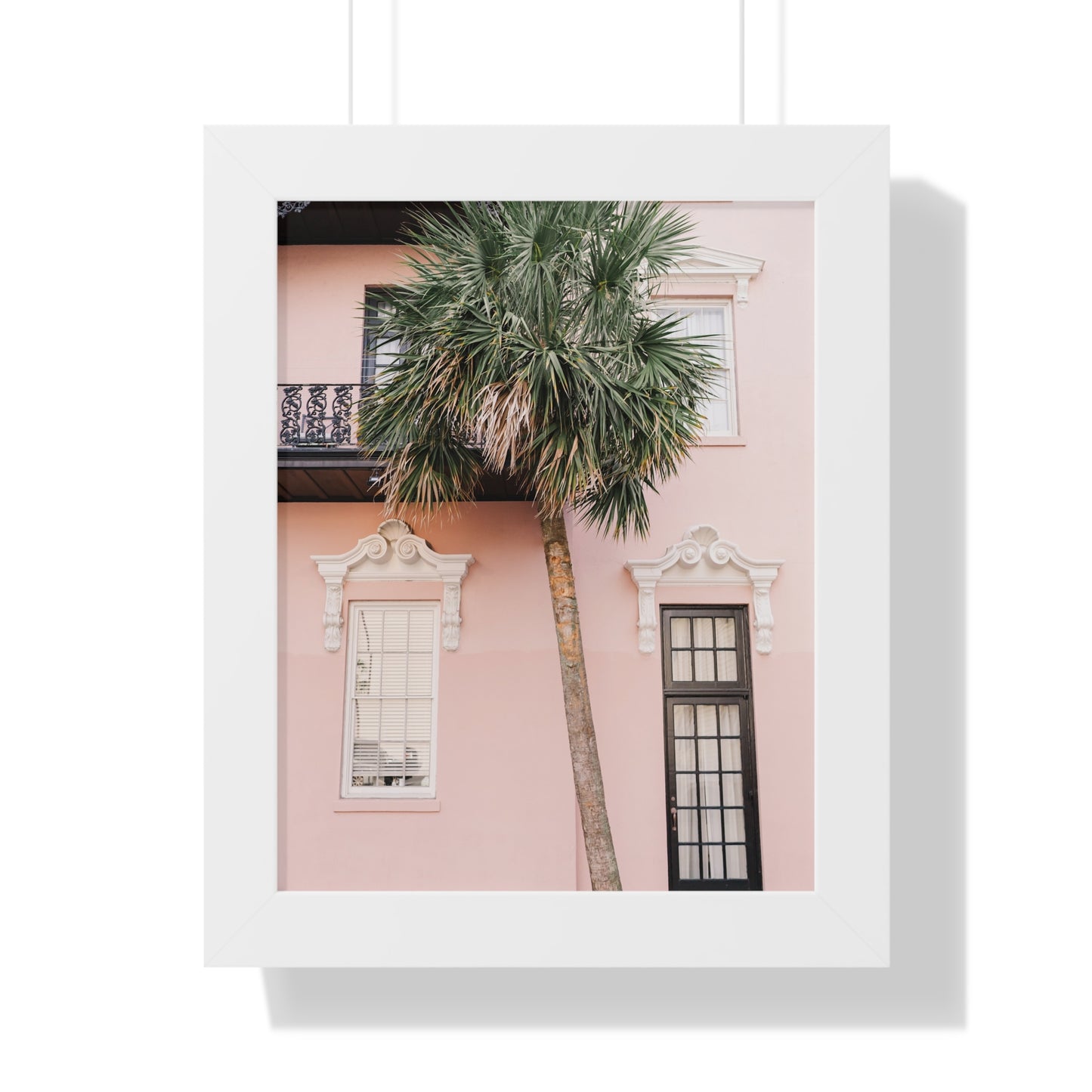 Pink Palmetto - Framed Print