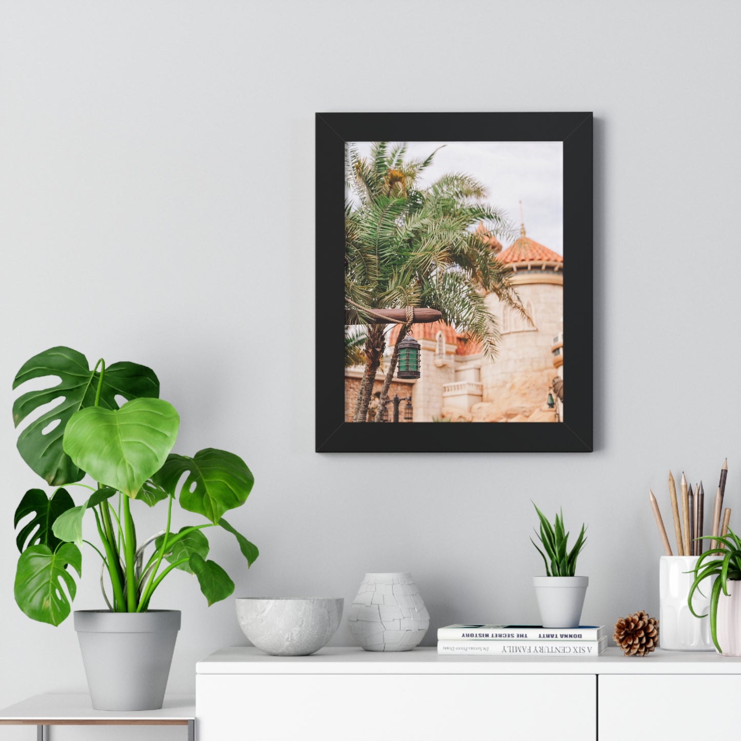 A Mermaid Palm - Framed Print