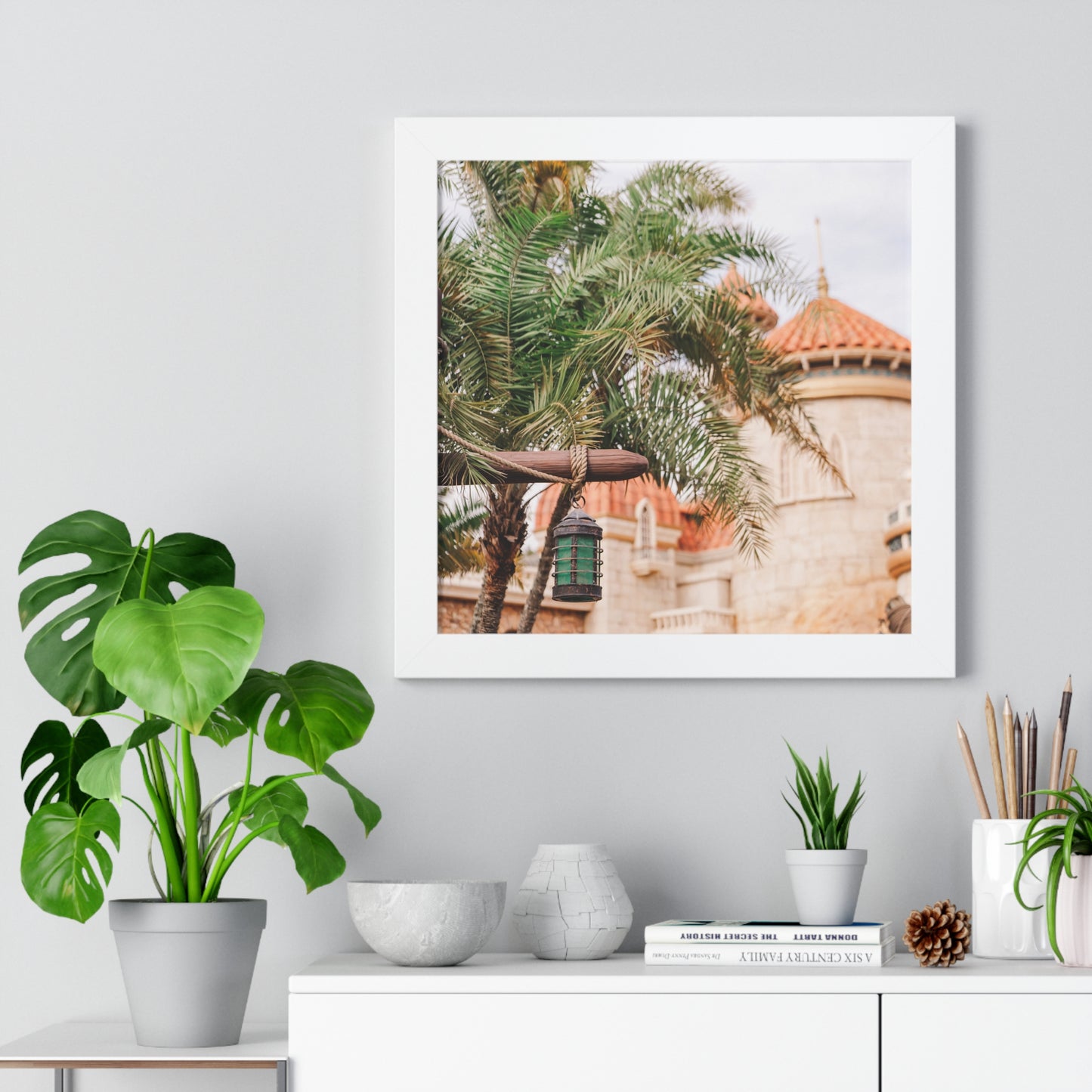 A Mermaid Palm - Framed Print