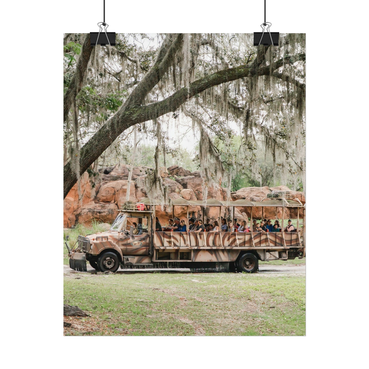 A Safari Truck - Unframed Print