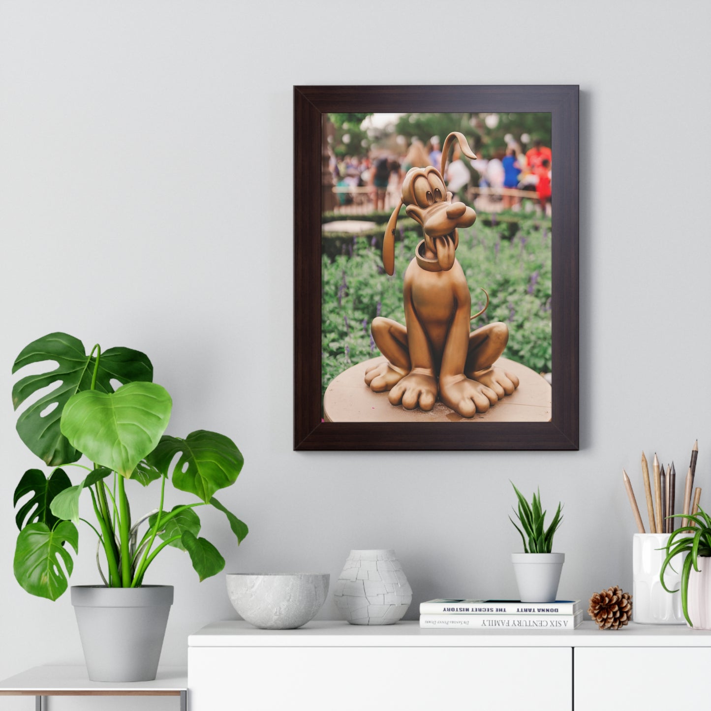 Golden Magical Dog - Framed Print