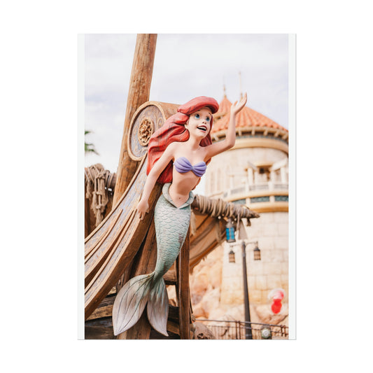 Ship Wrecked Mermaid - Unframed Print