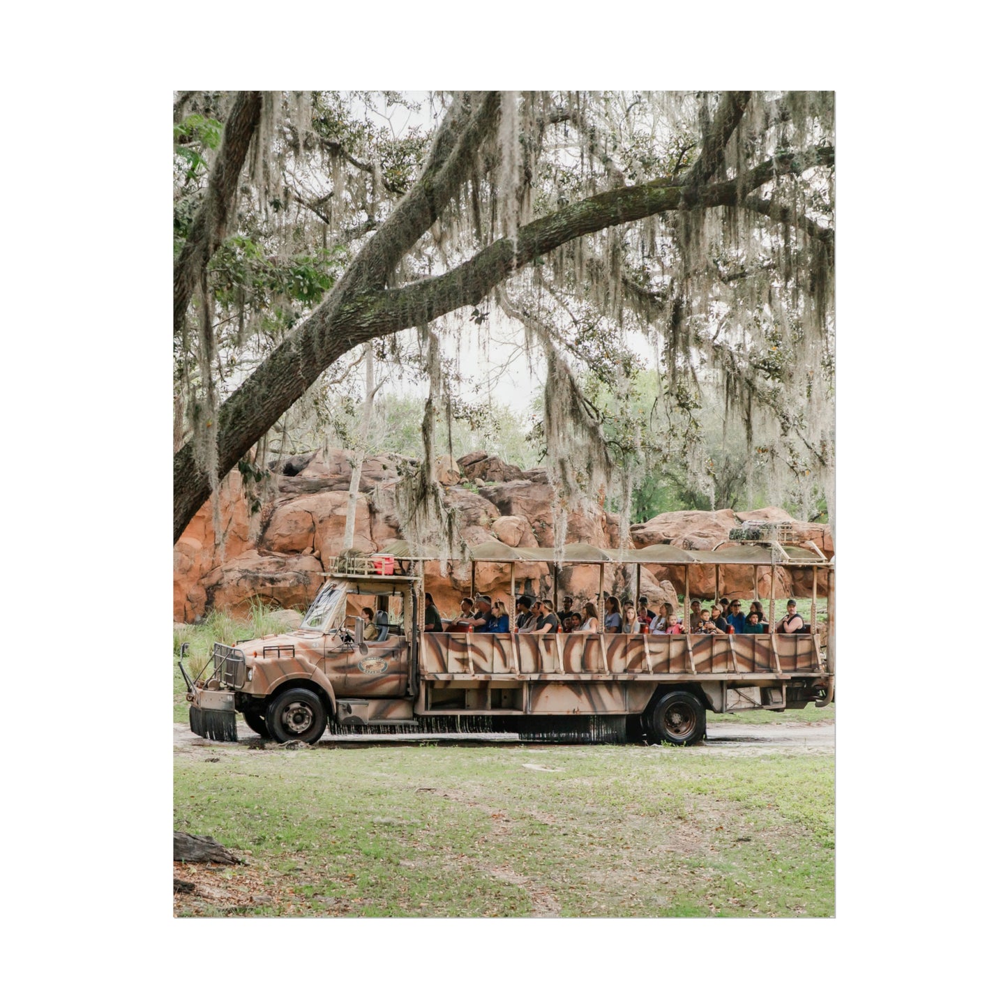 A Safari Truck - Unframed Print