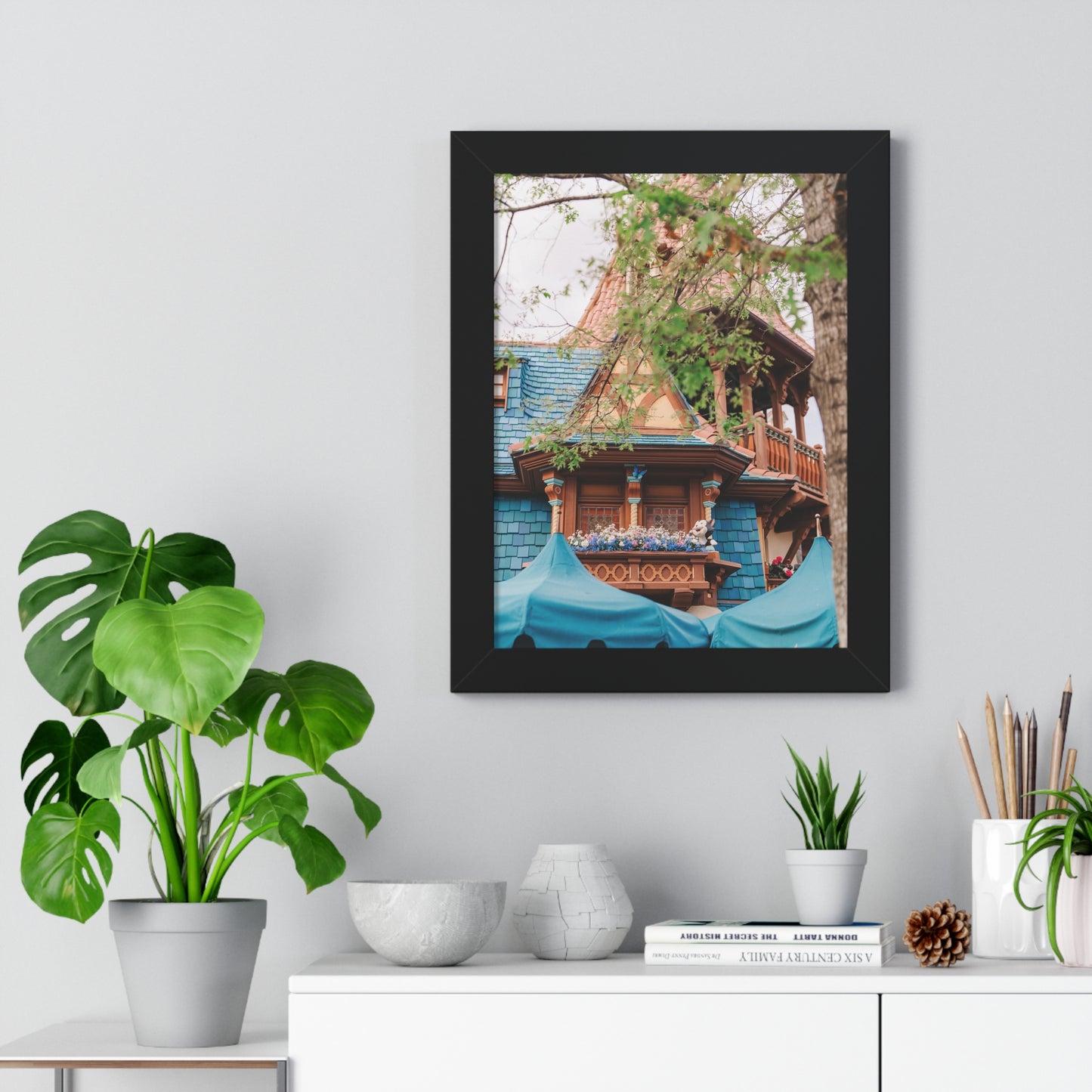 Wooden Boy's Home - Framed Print