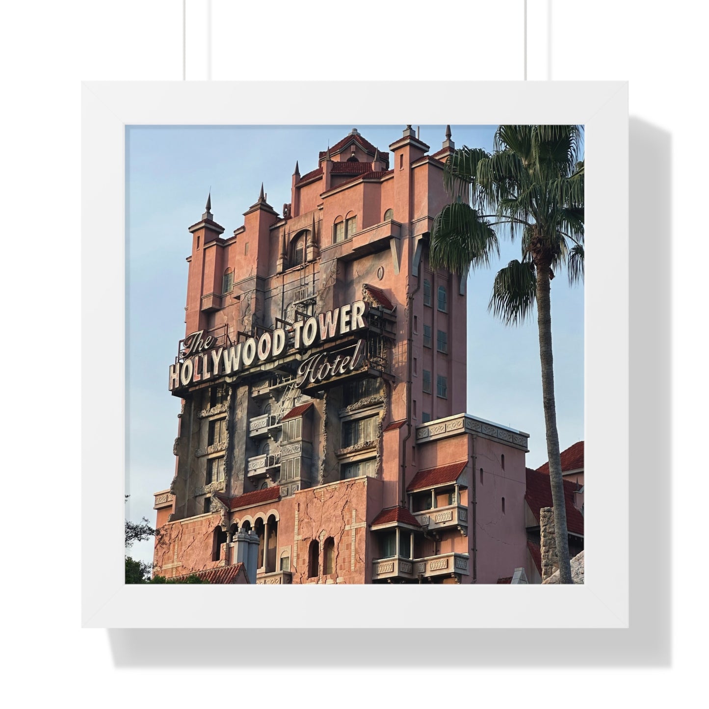 Hollywood Tower Hotel - Framed Print