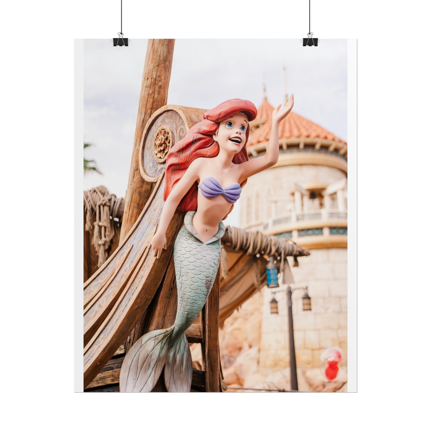 Ship Wrecked Mermaid - Unframed Print