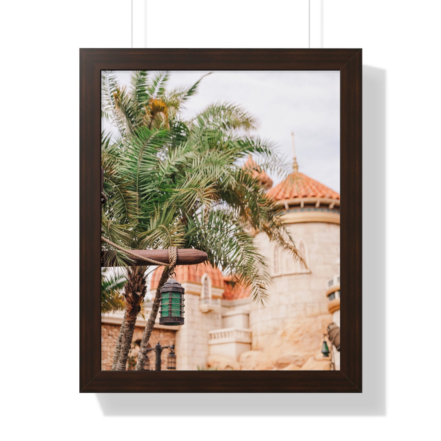 A Mermaid Palm - Framed Print