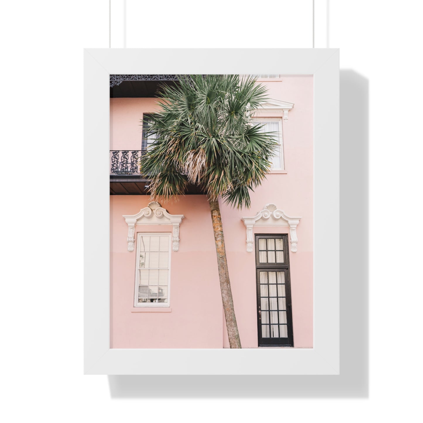 Pink Palmetto - Framed Print