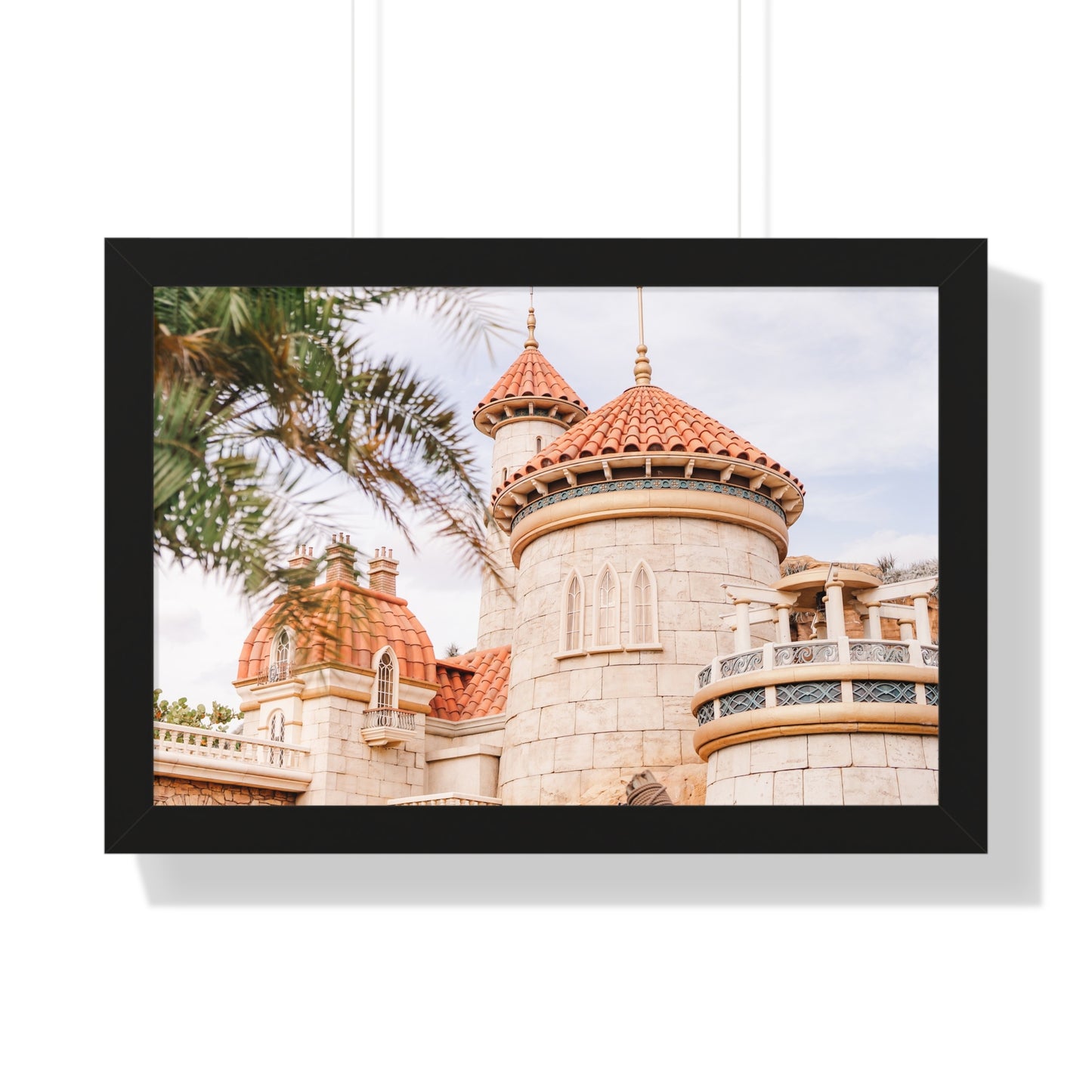 A Mermaid's Castle - Framed Print