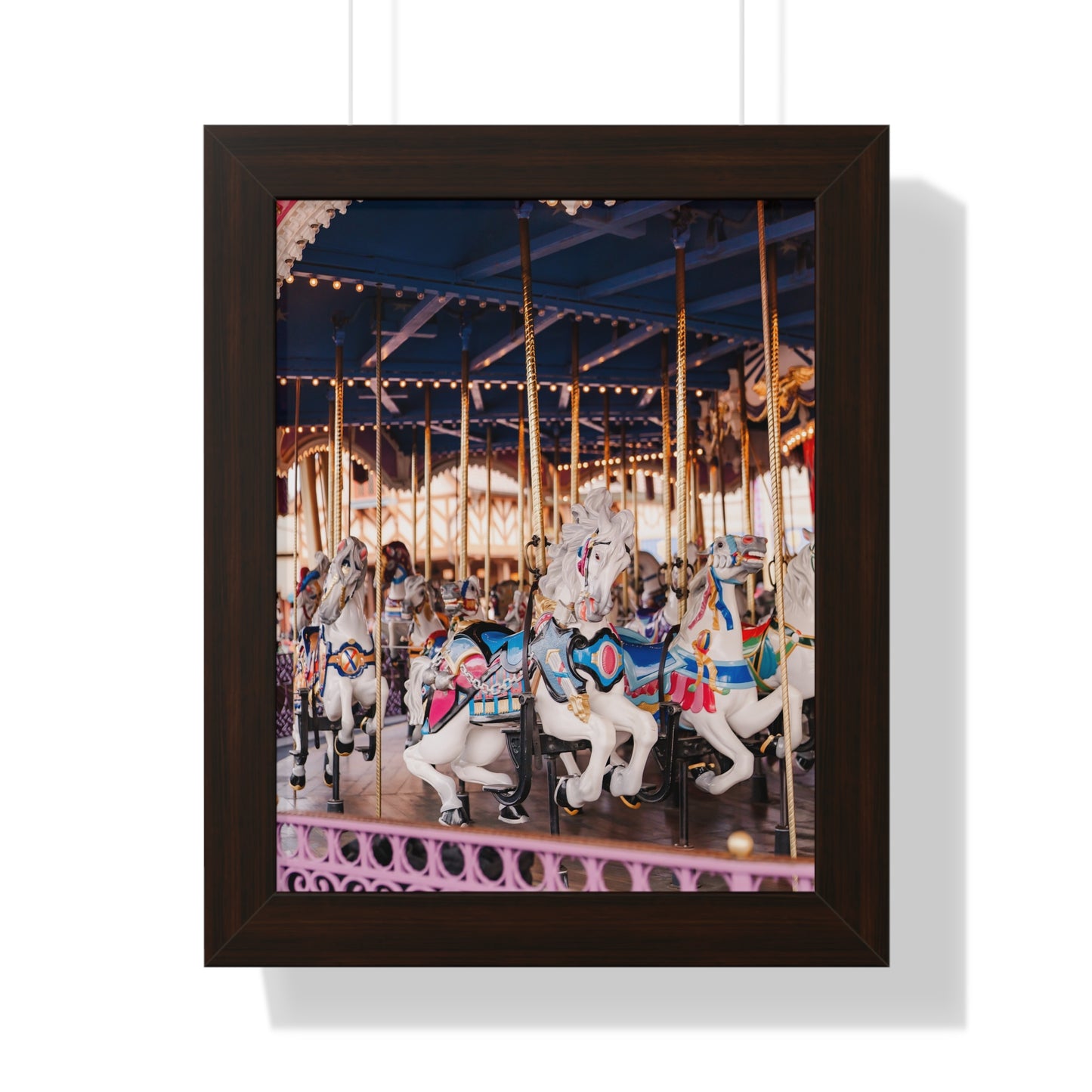 Magical Carousel - Framed Print