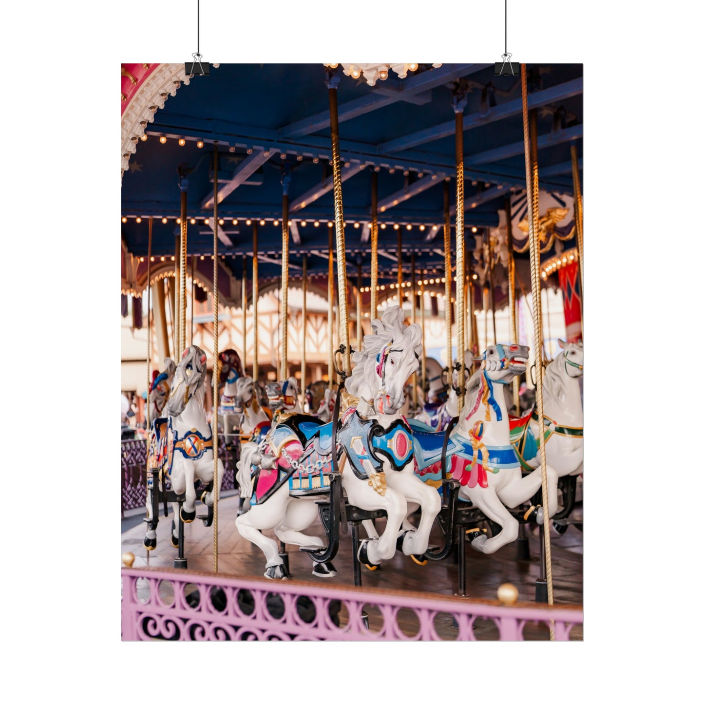 Carousel Magic - Unframed Print