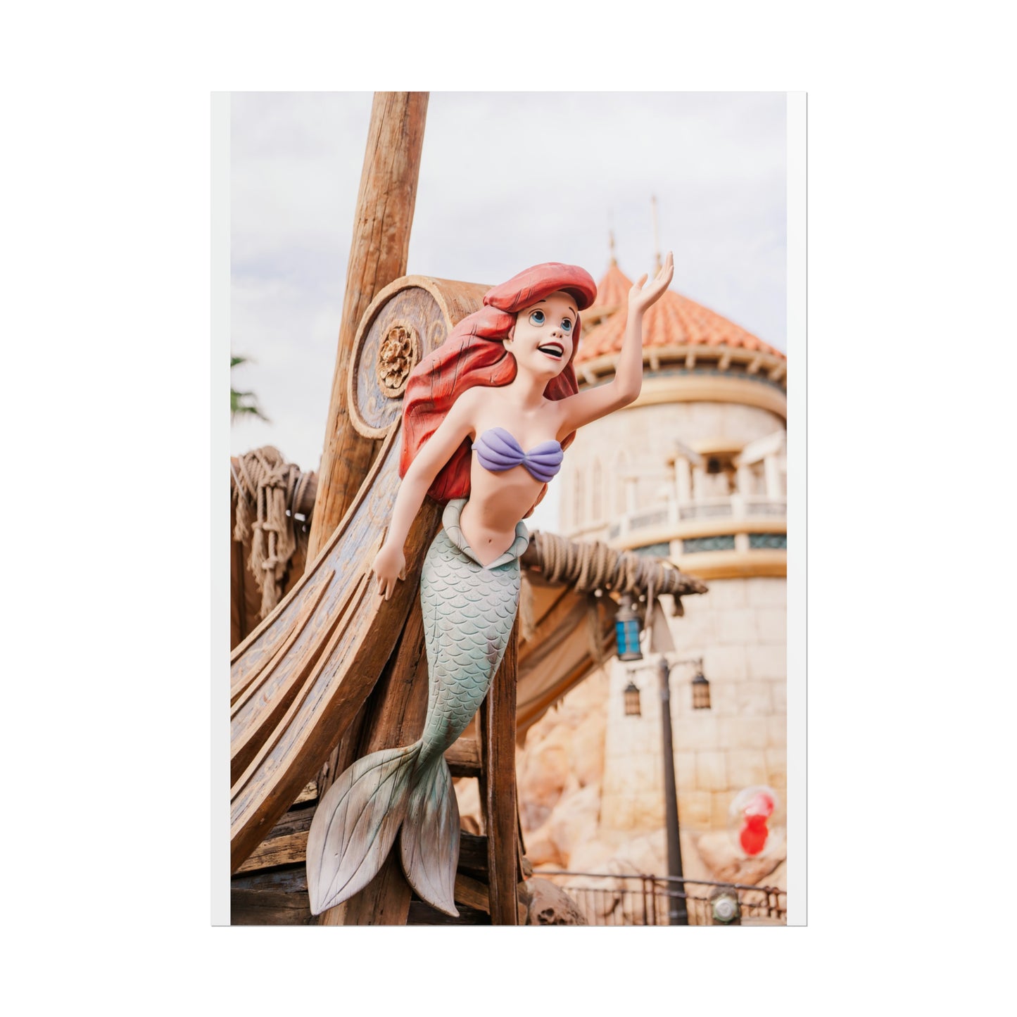 Ship Wrecked Mermaid - Unframed Print