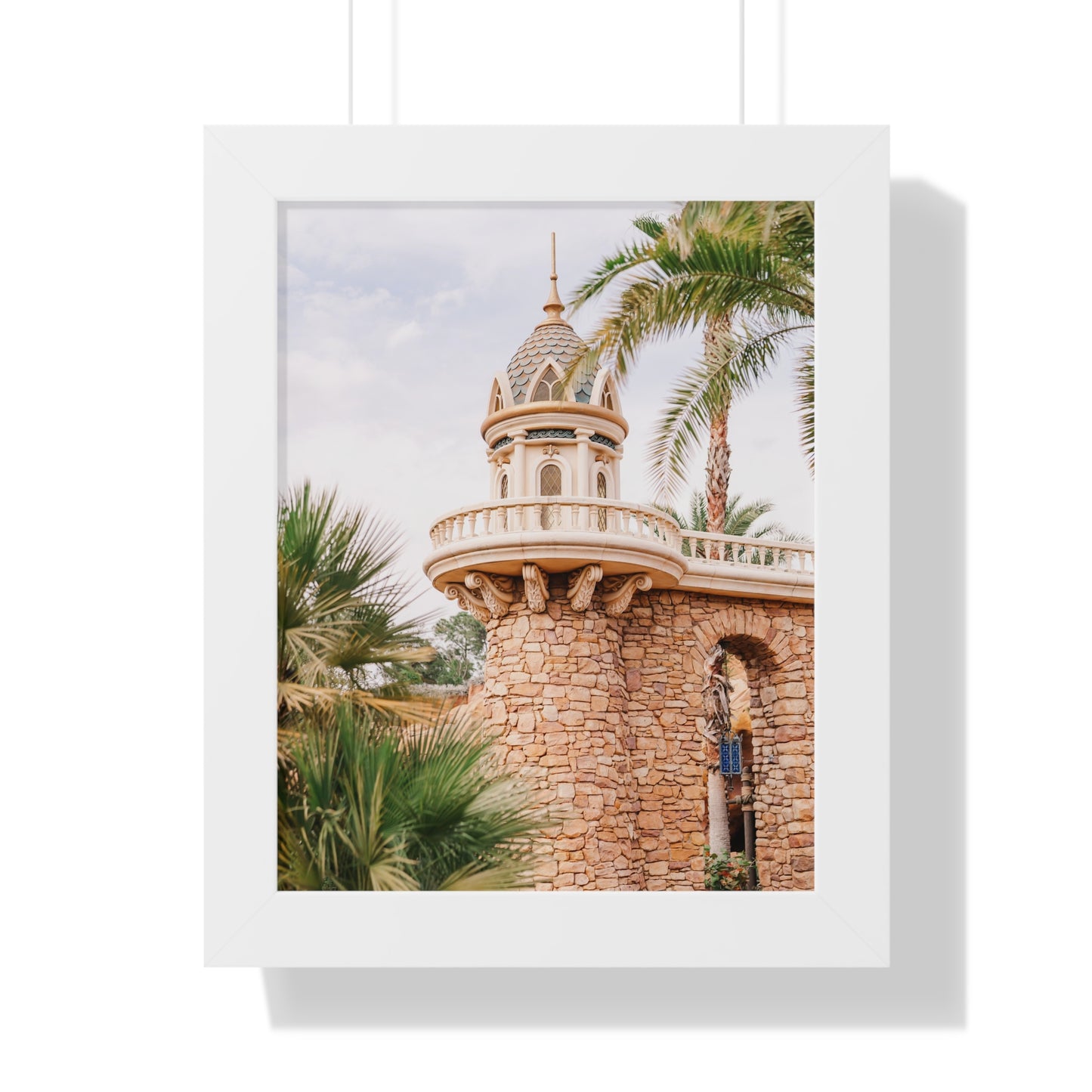 Mermaid's Castle Pillar - Framed Print