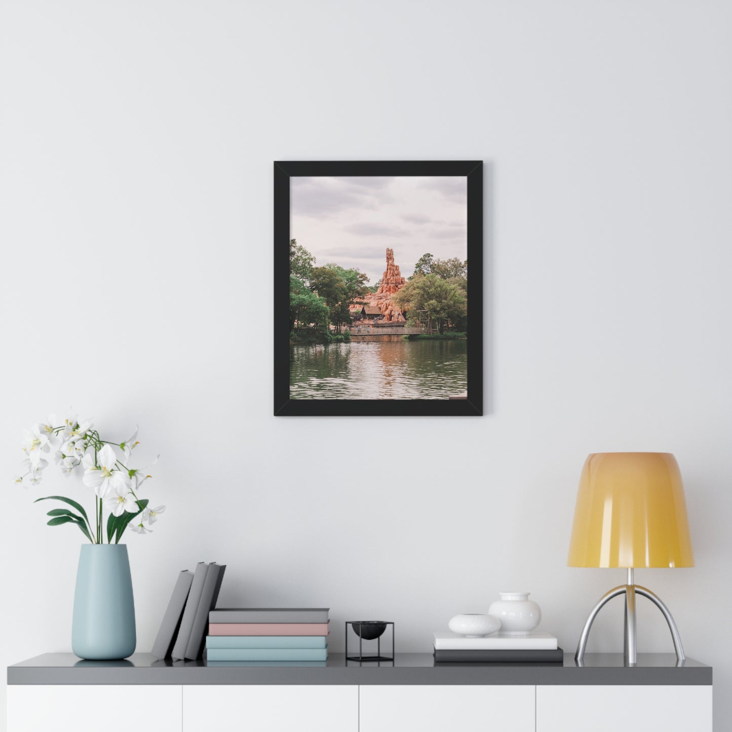 Large Thunder Mountain - Framed Print