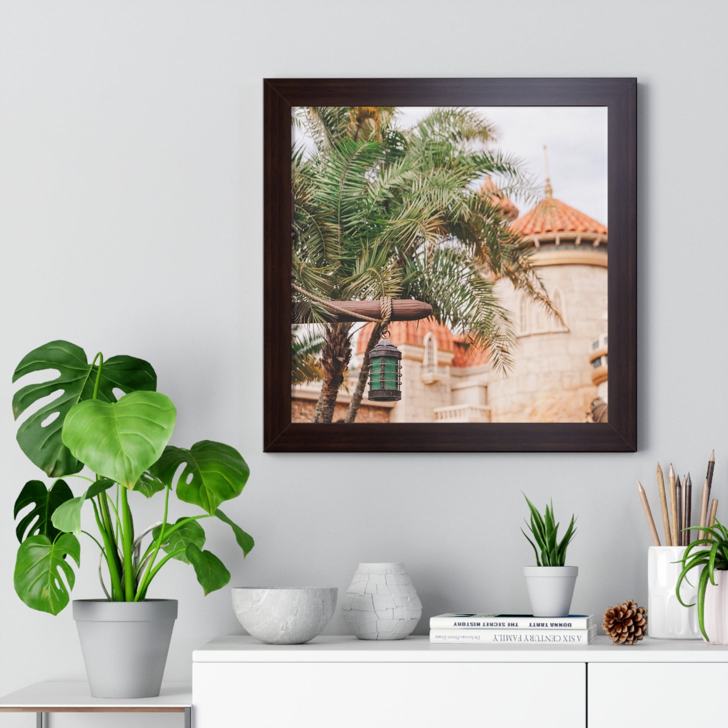 A Mermaid Palm - Framed Print