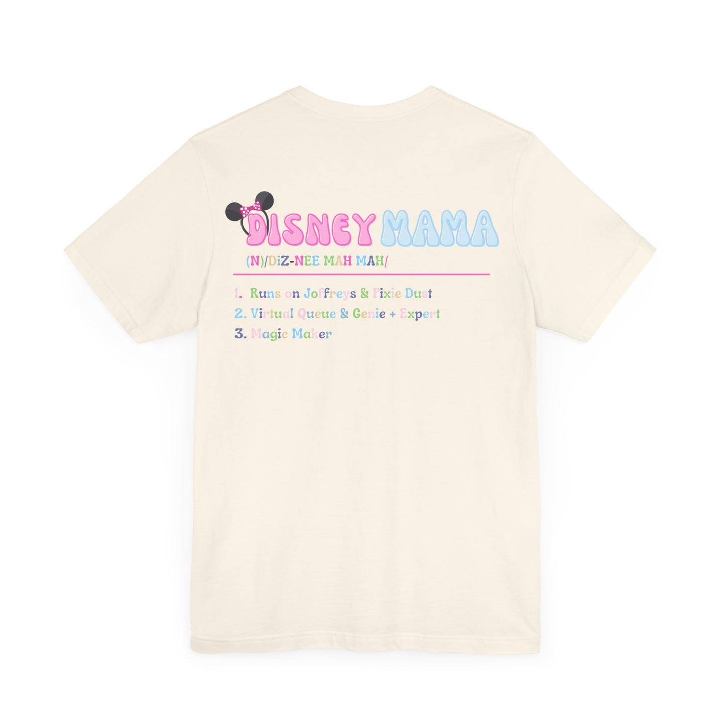 Definition of Disney Mama Front & Back T-Shirt