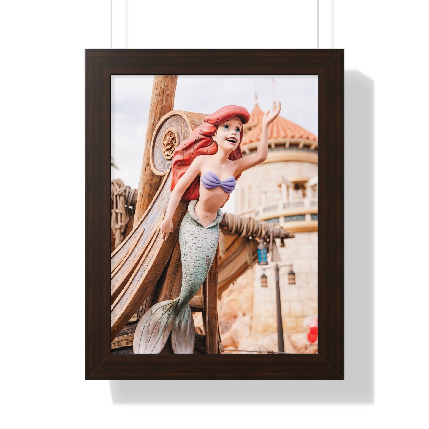 Mermaid Ship - Framed Print