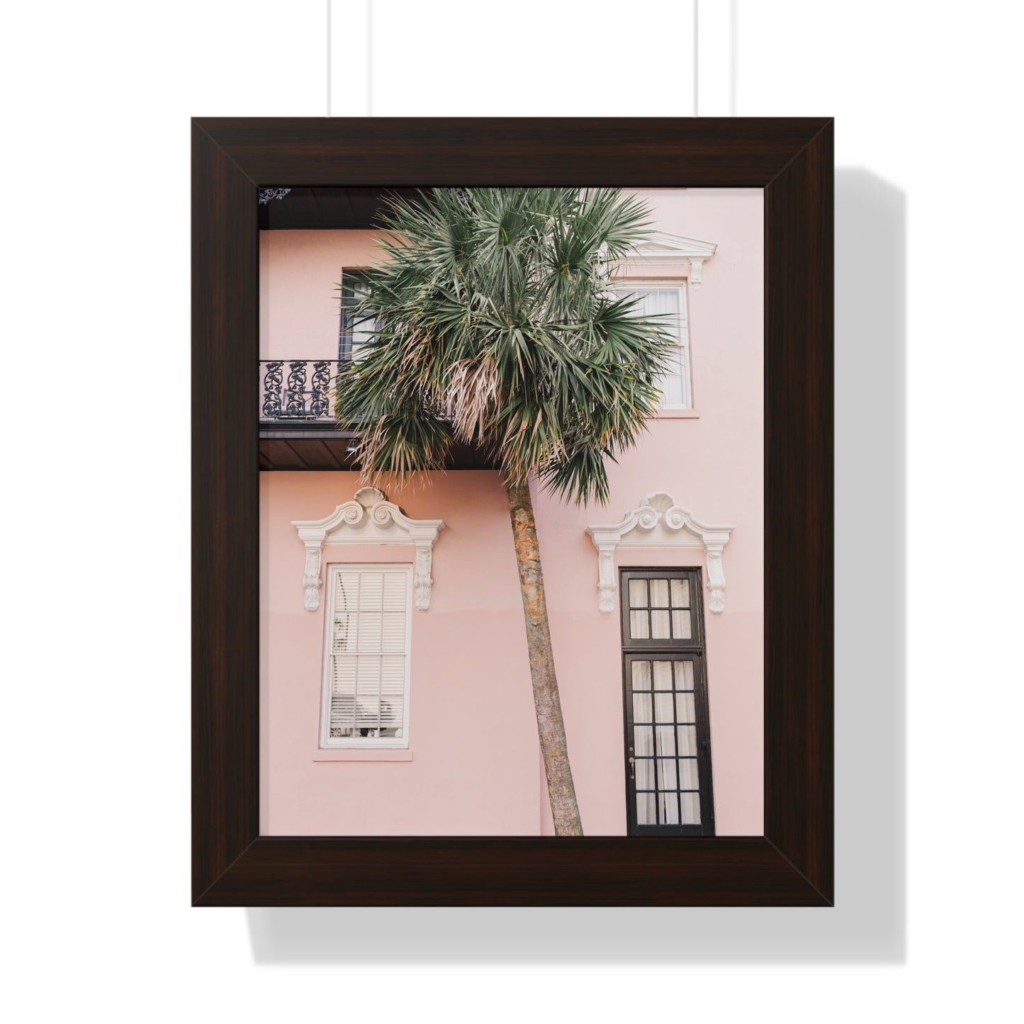 Pink Palmetto - Framed Print