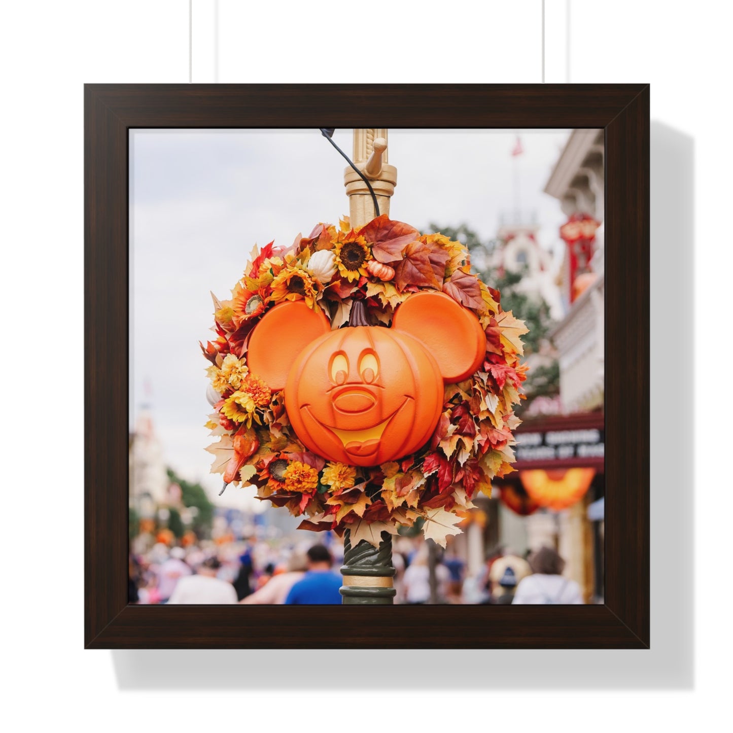 Pumpkin Mouse - Framed Print